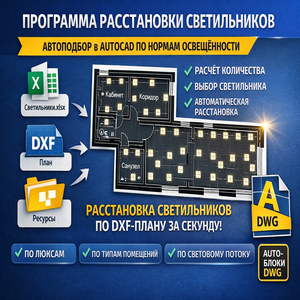 Авторасстановки светильников